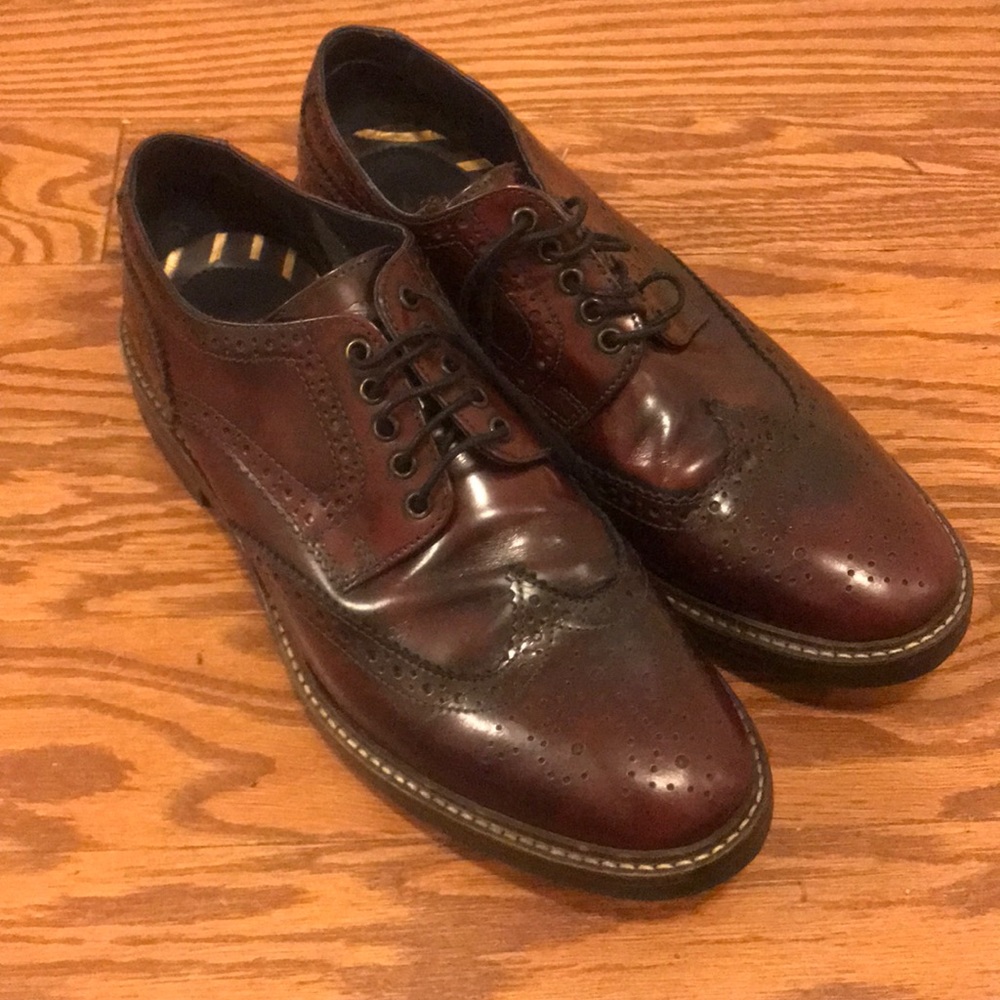 Base London High Shine Woburn Shoes Sz 44